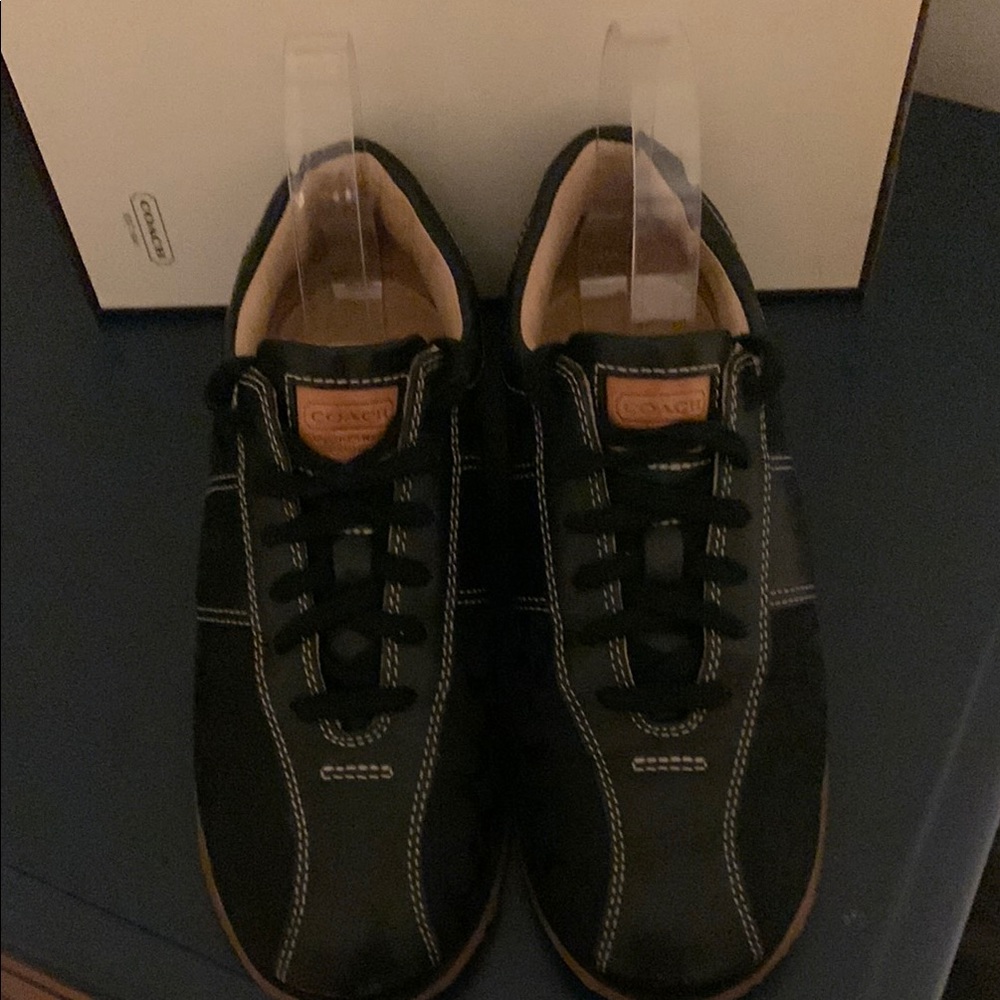 Coach - Noella Retro Black Sneakers - Picture 5 of 12